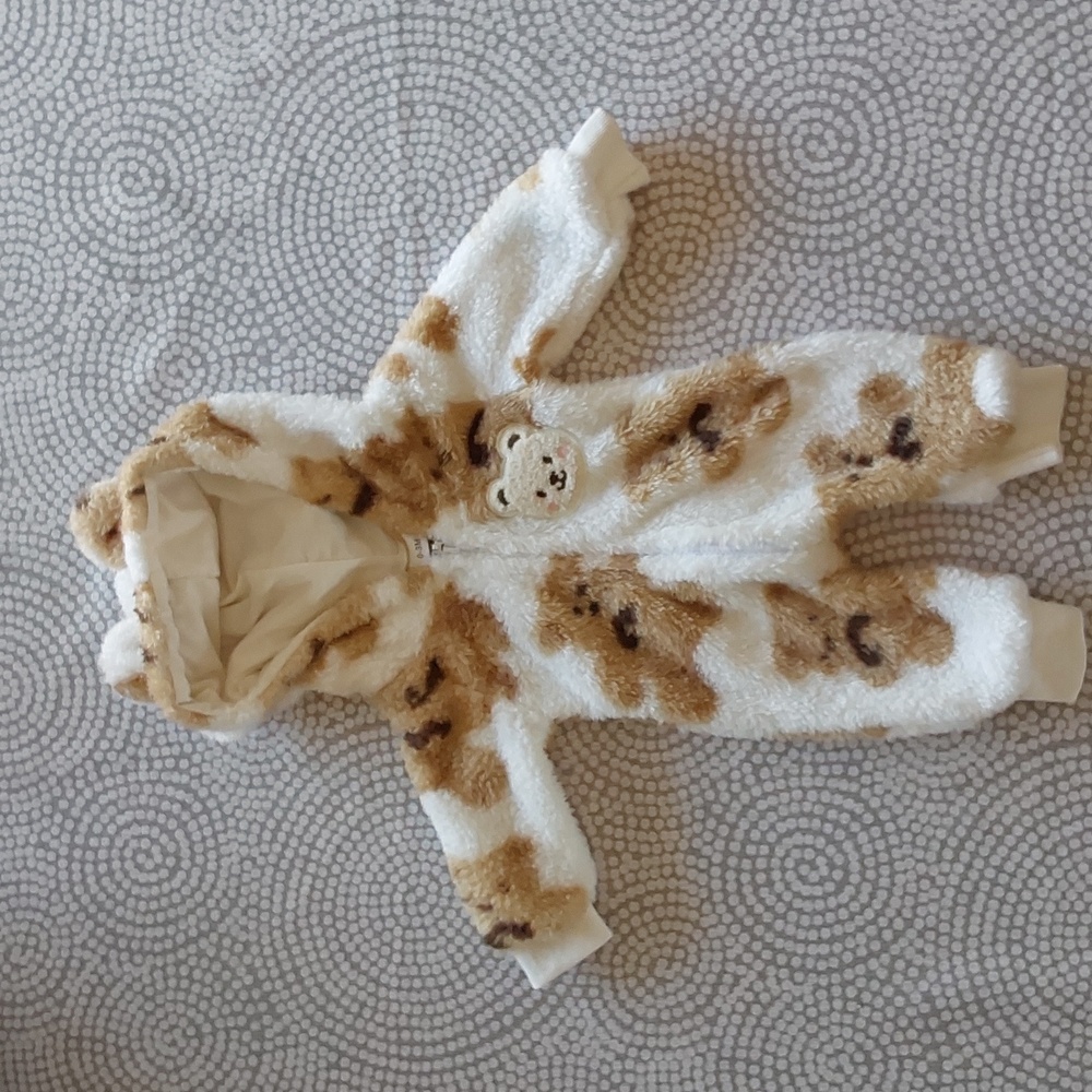 Baby Onesie Outfit Girls/Boys Fleece Jumpsuit